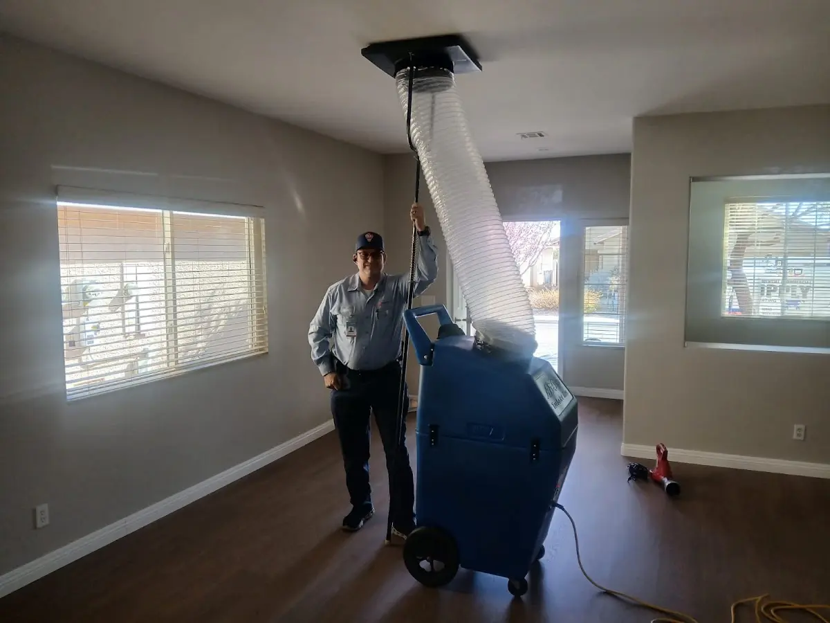 Professional Dryer Vent Cleaning work inside a East Pasadena home